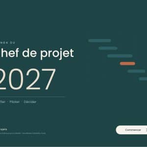 Couverture de l'Agenda du chef de projet 2027 d'OBeProjets